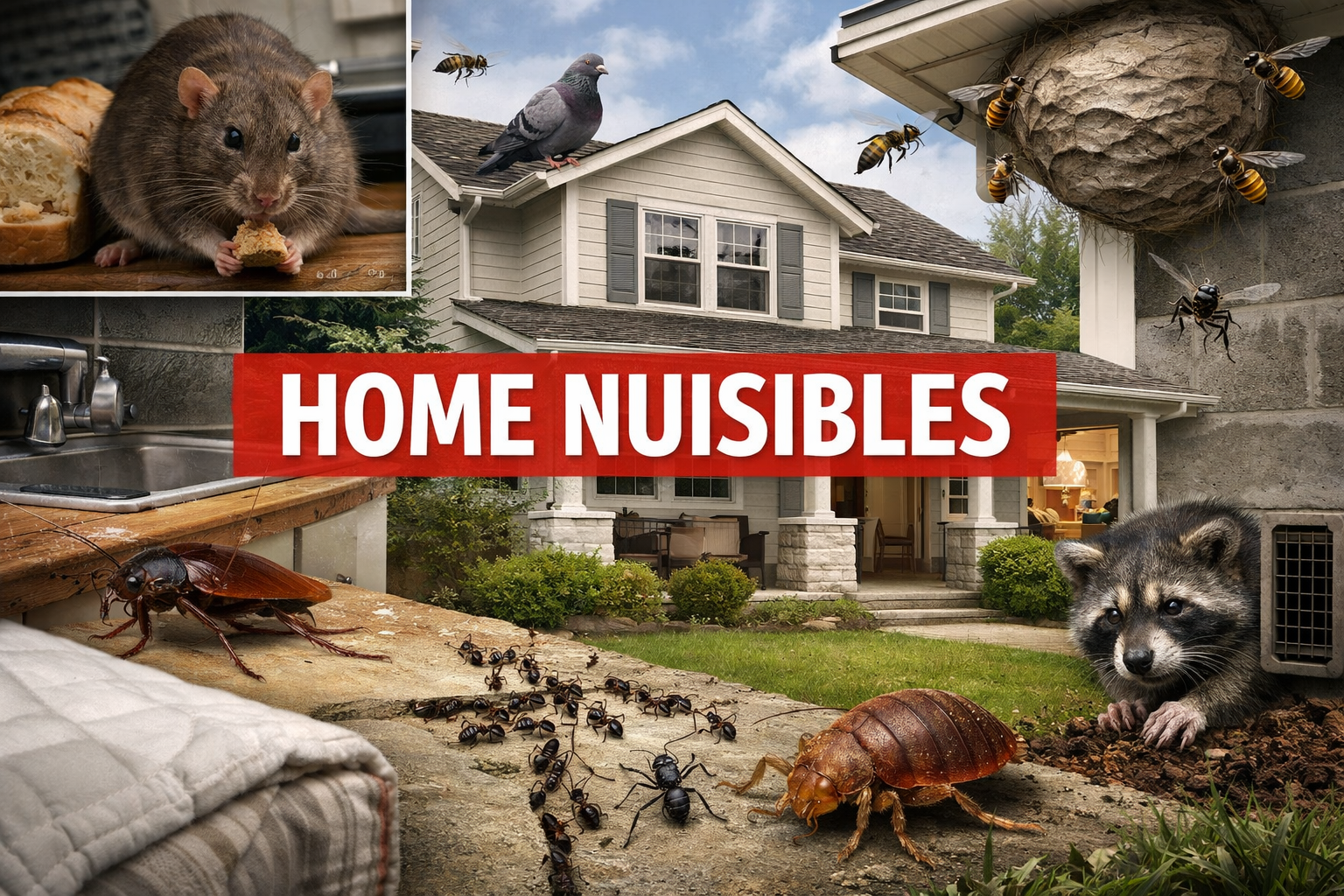 Aperçu de la carte SignalNids — Nuisibles