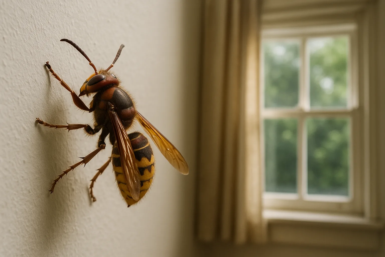 Frelon dans la maison : que faire, qui appeler et comment réagir ?