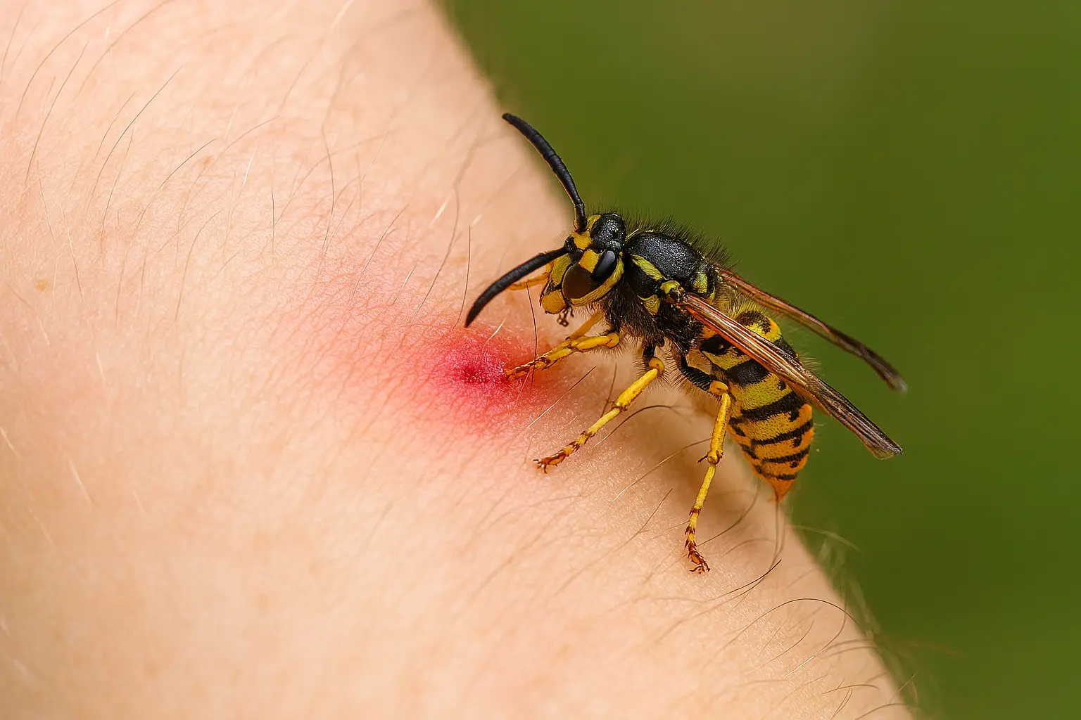 Comment soigner une piqûre de guêpe : gestes simples et conseils utiles