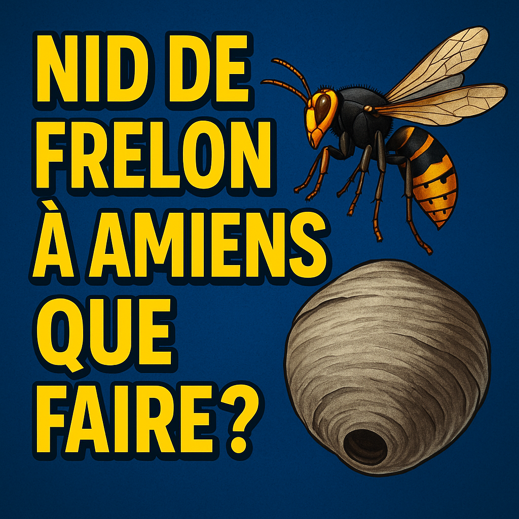 Signaler un nid de frelon à Amiens : démarches, risques et intervention