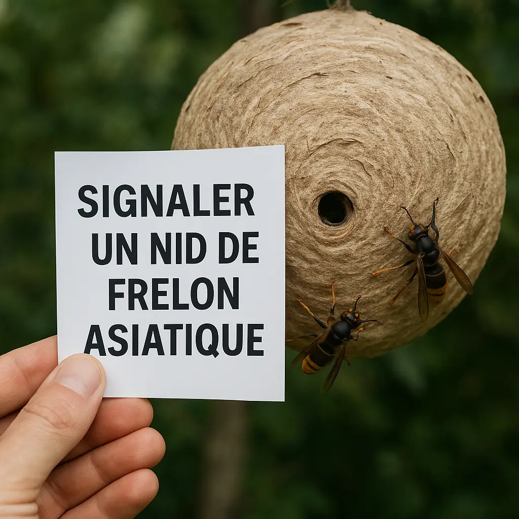 Guide complet : comment signaler un nid de frelon asiatique près de chez vous