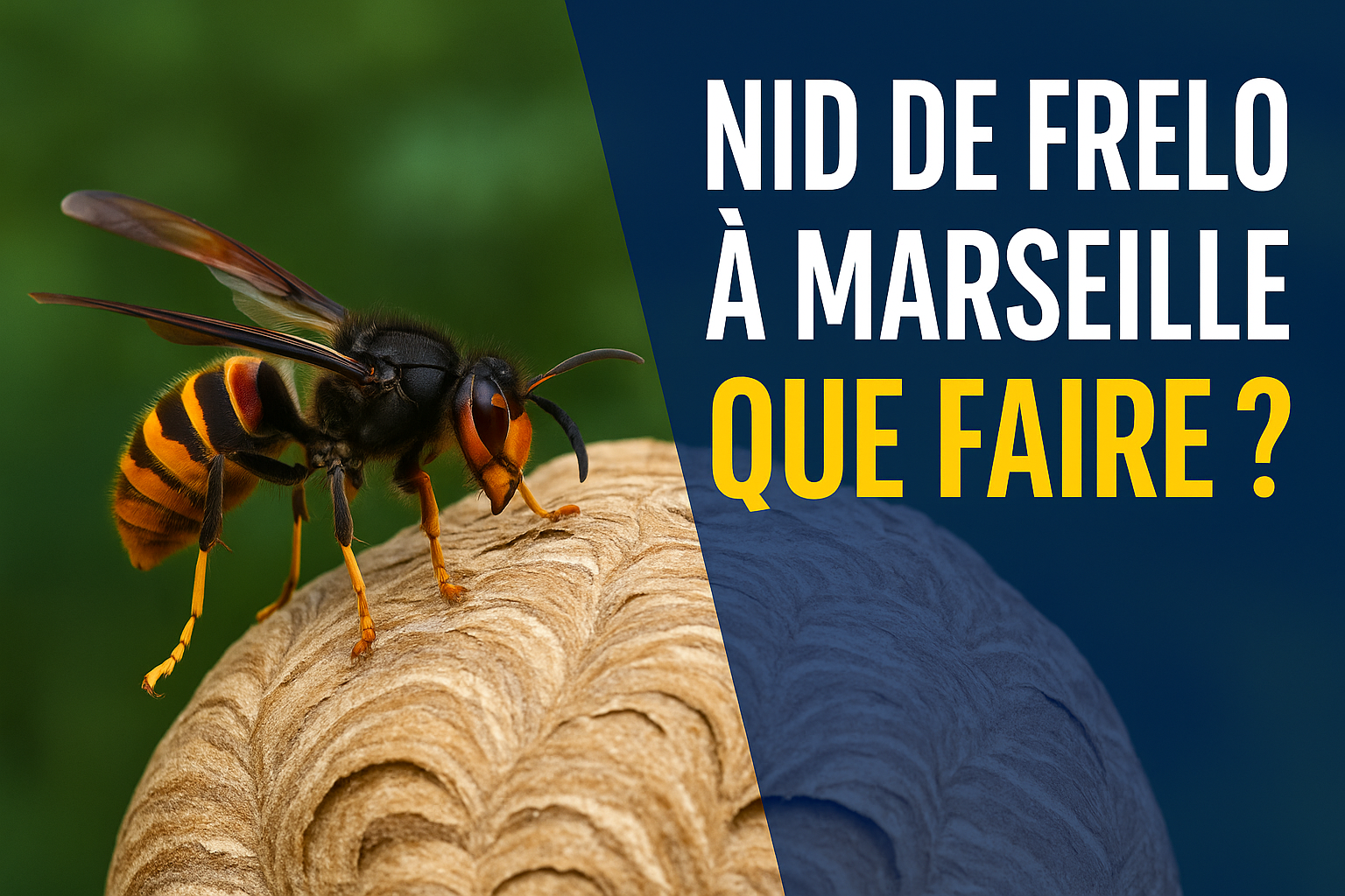 Signaler un nid de frelon à Marseille : démarches, risques et intervention