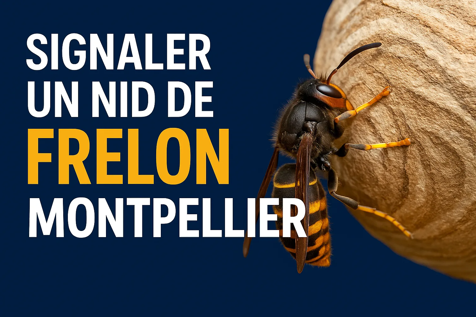 Signaler un nid de frelon à Montpellier : démarches, risques et intervention