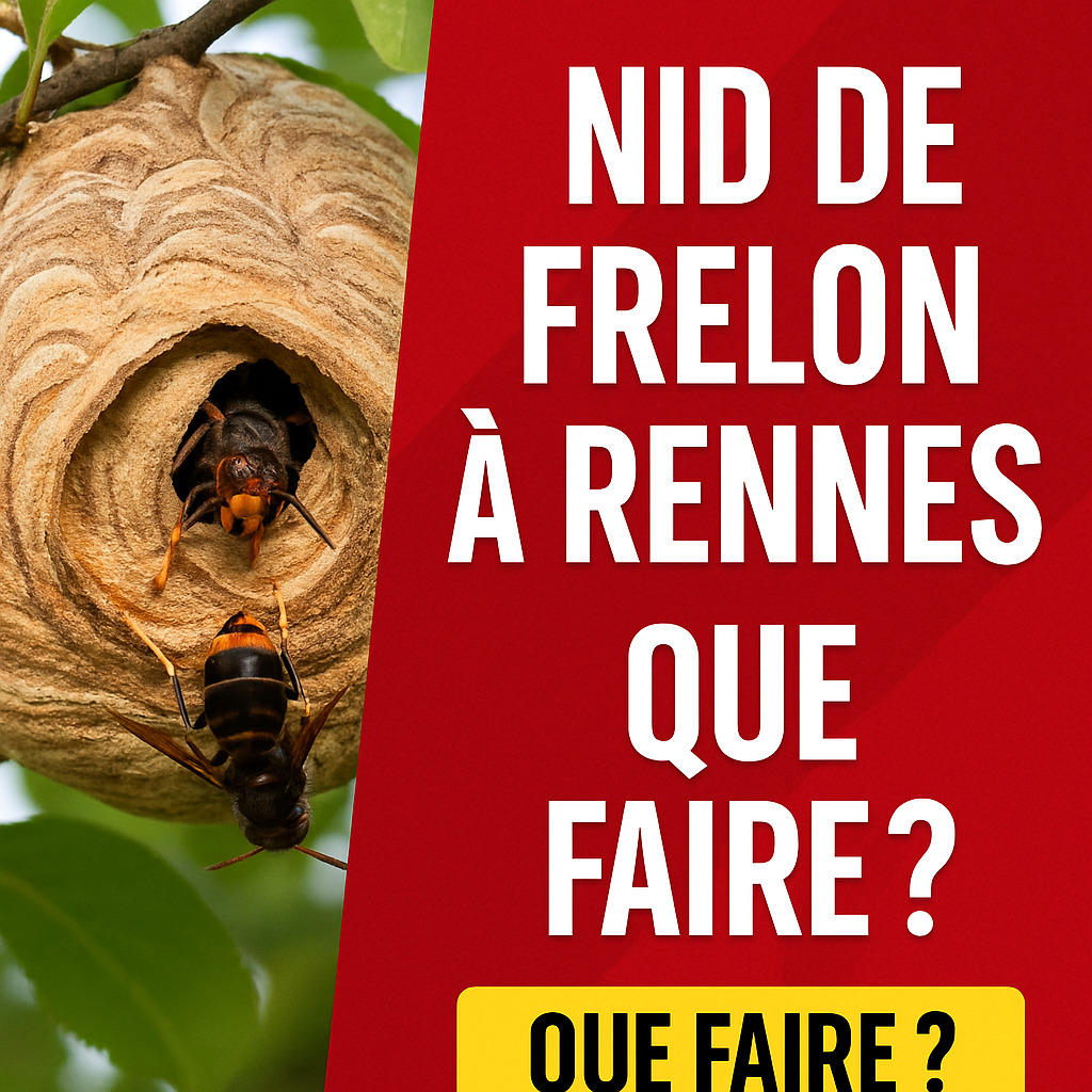 Signaler un nid de frelon à Rennes : démarches, risques et intervention
