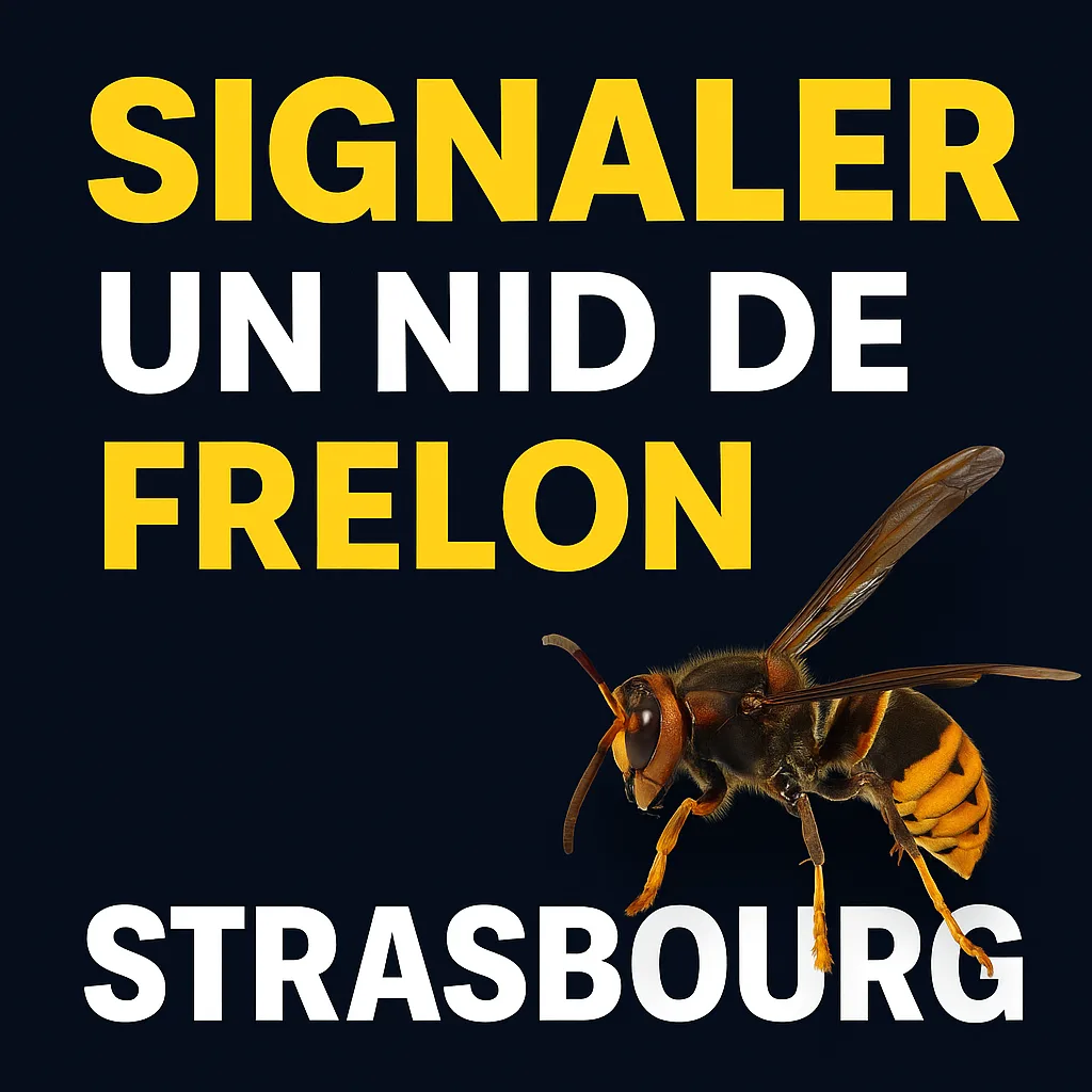 Signaler un nid de frelon à Strasbourg : démarches, risques et intervention