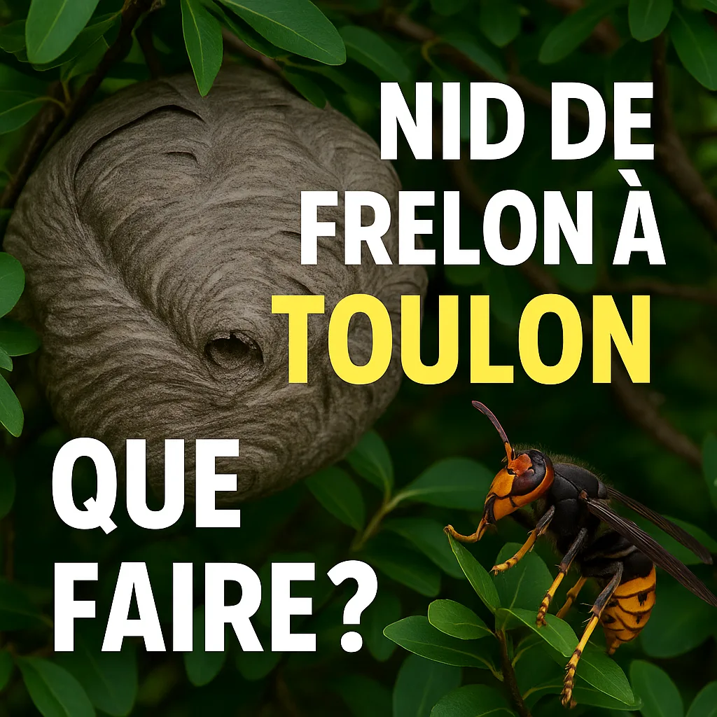 Signaler un nid de frelon à Toulon : démarches, risques et intervention
