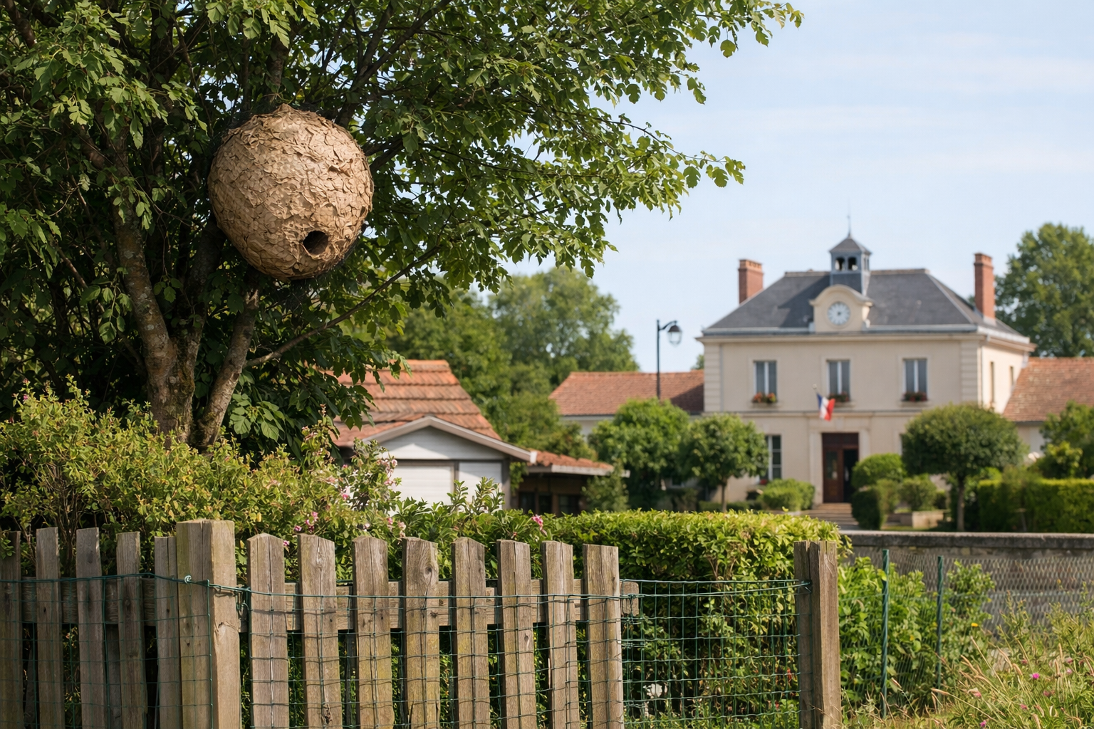 Nids de frelon asiatique chez les particuliers : quel modèle d’aide pour une commune ?