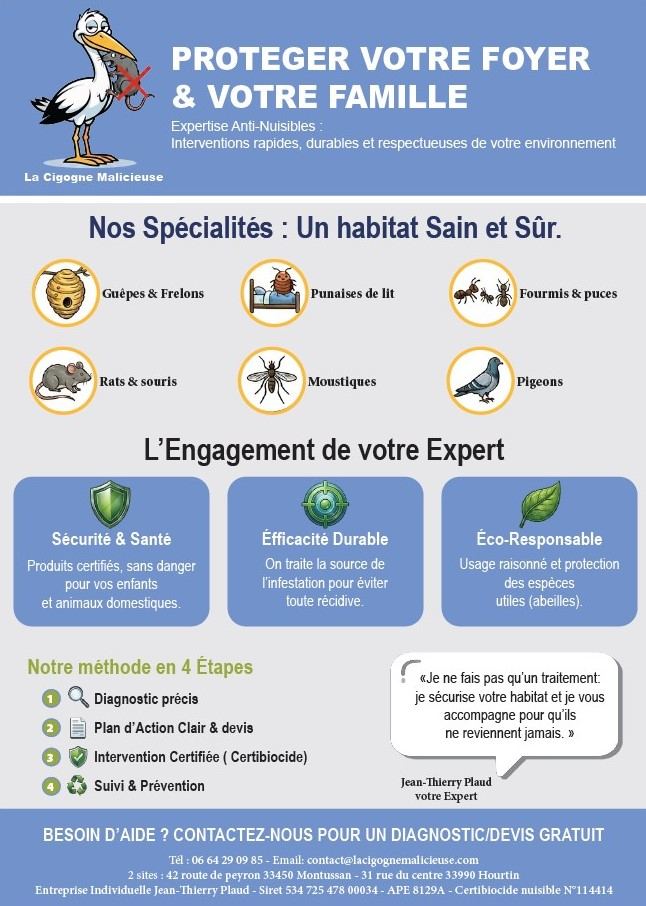 LA CIGOGNE MALICIEUSE — intervention